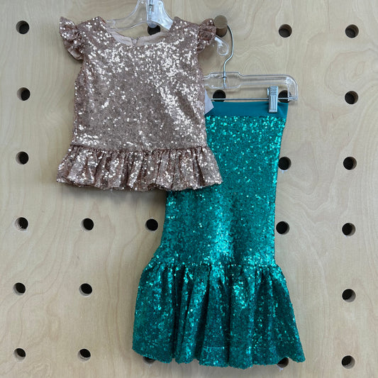 Shimmer Sequins Mermaid Outfit