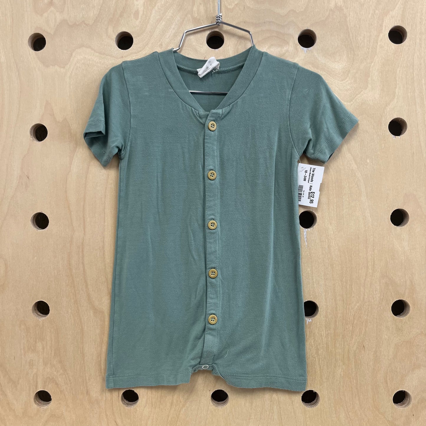 Green Modal Romper