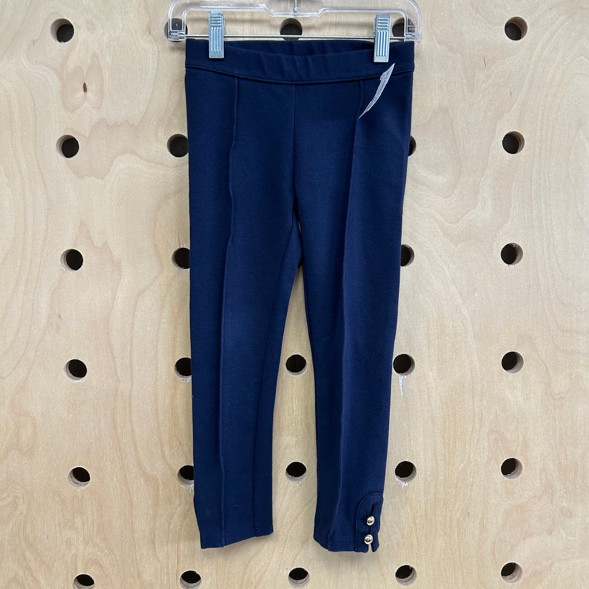 Blue Gold Button Leggings