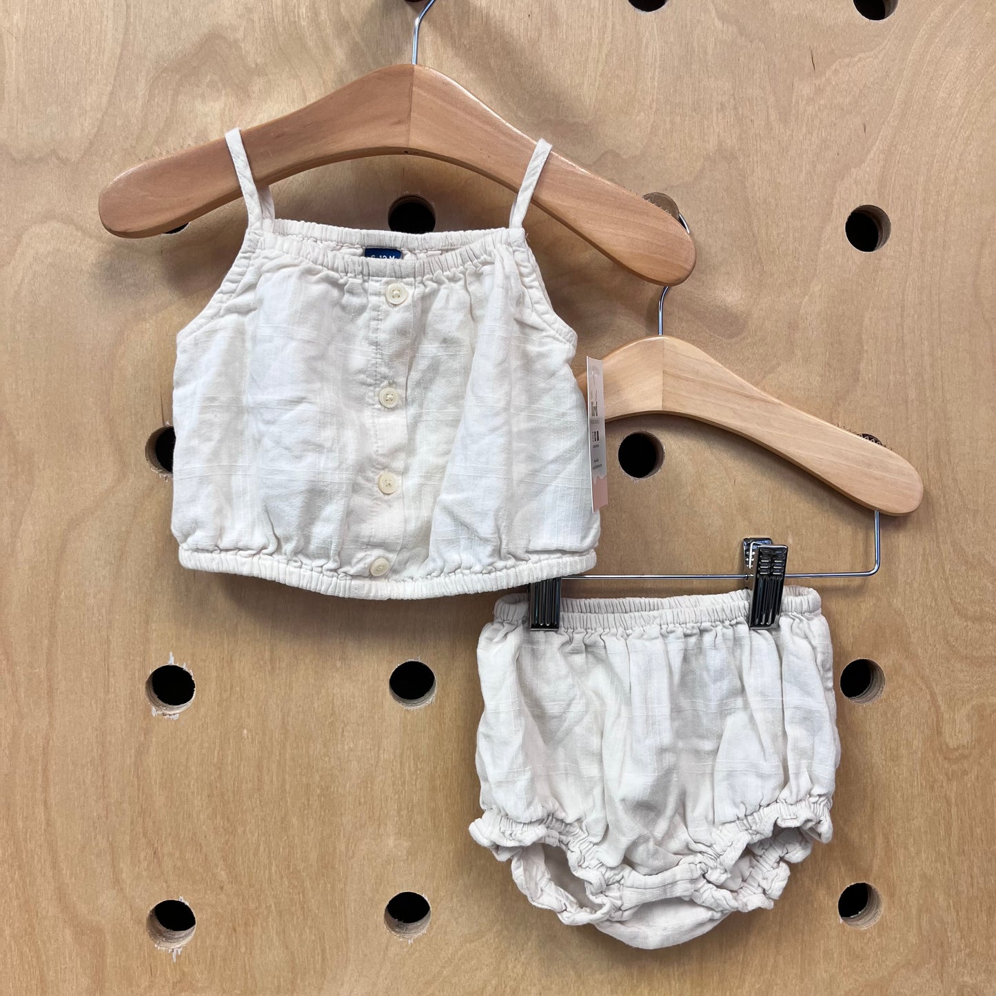 Cream Cotton Blend Outfit