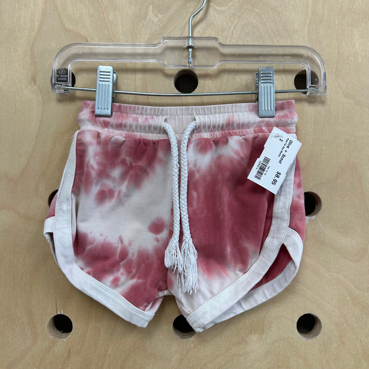 Pink Tie Dye Shorts