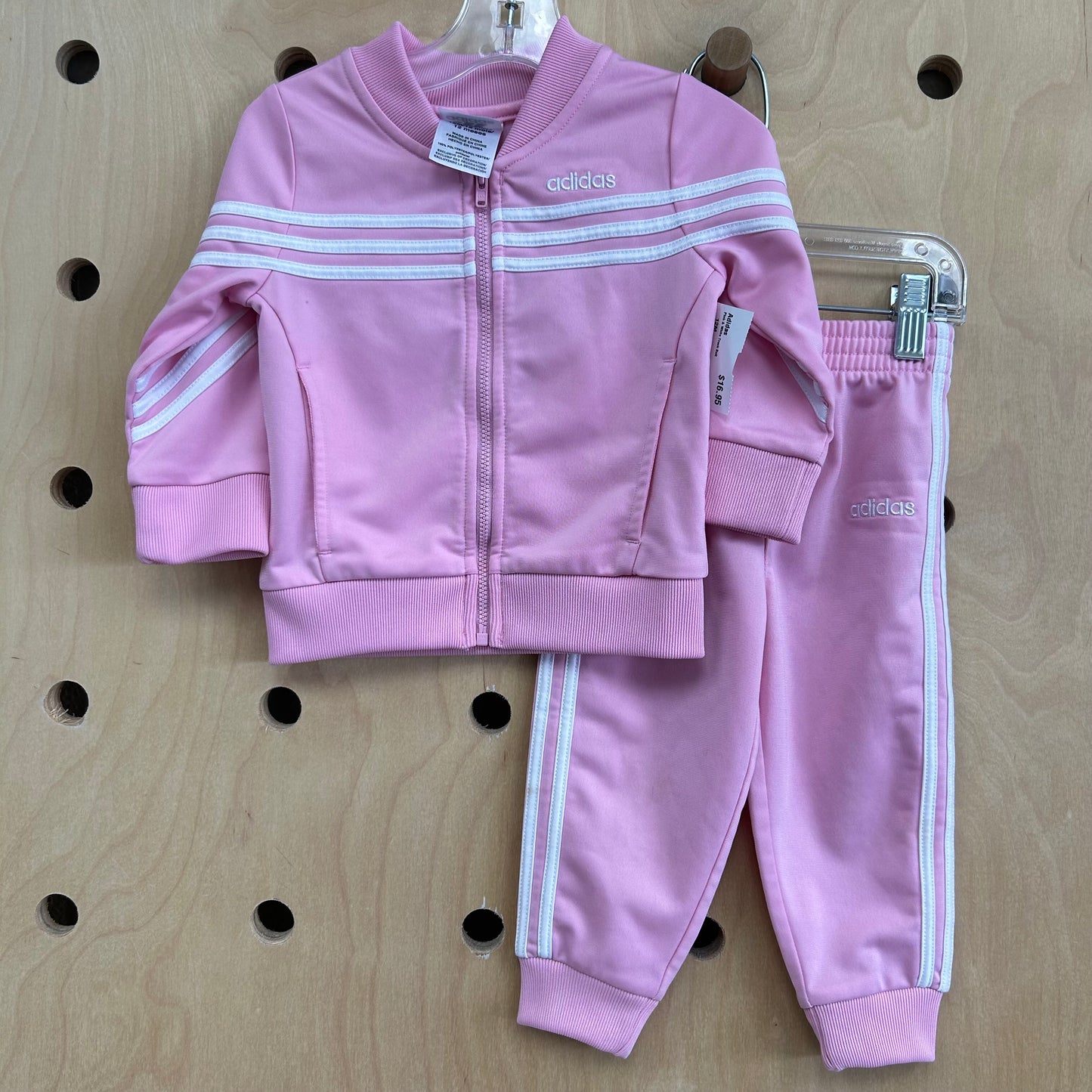 Pink & White Track Suit