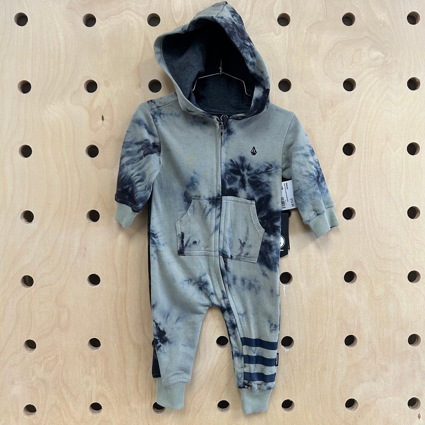Grey Tie Dye Hoodie Coveralls NEW!