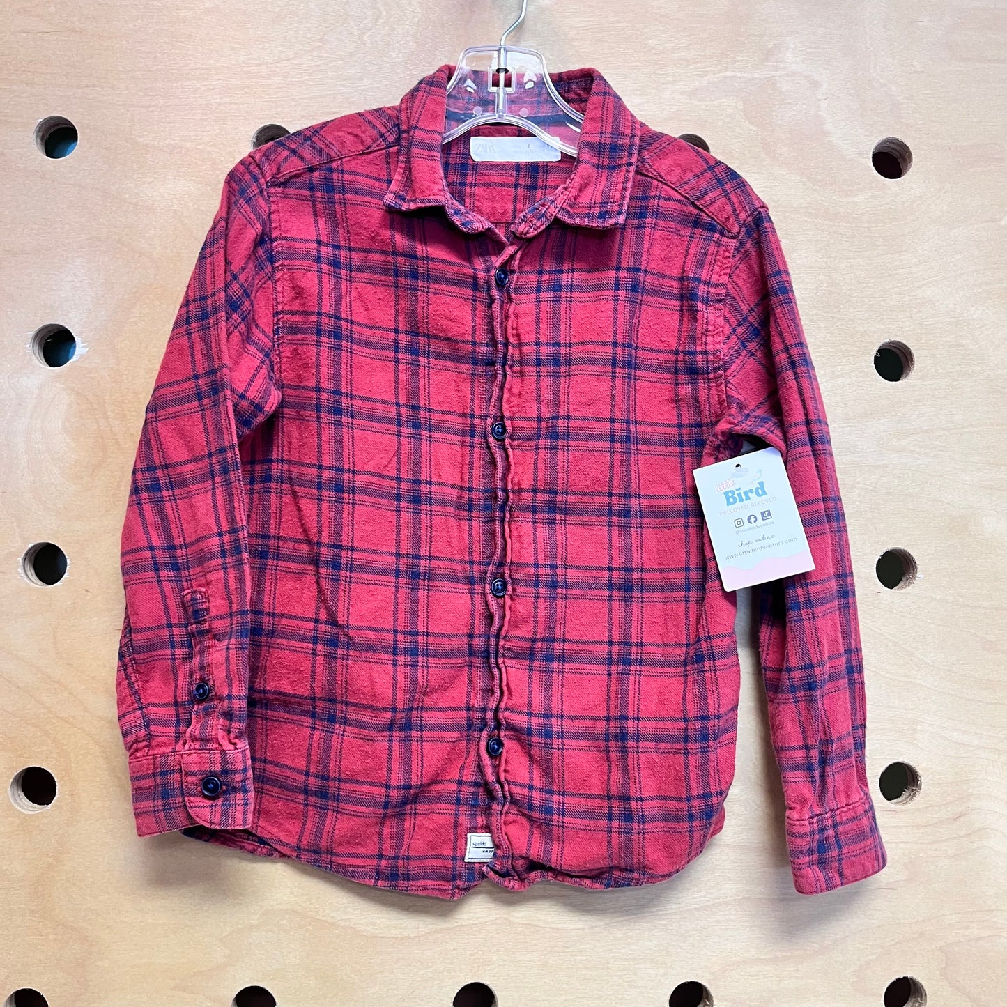 Red/Blue Plaid Flannel