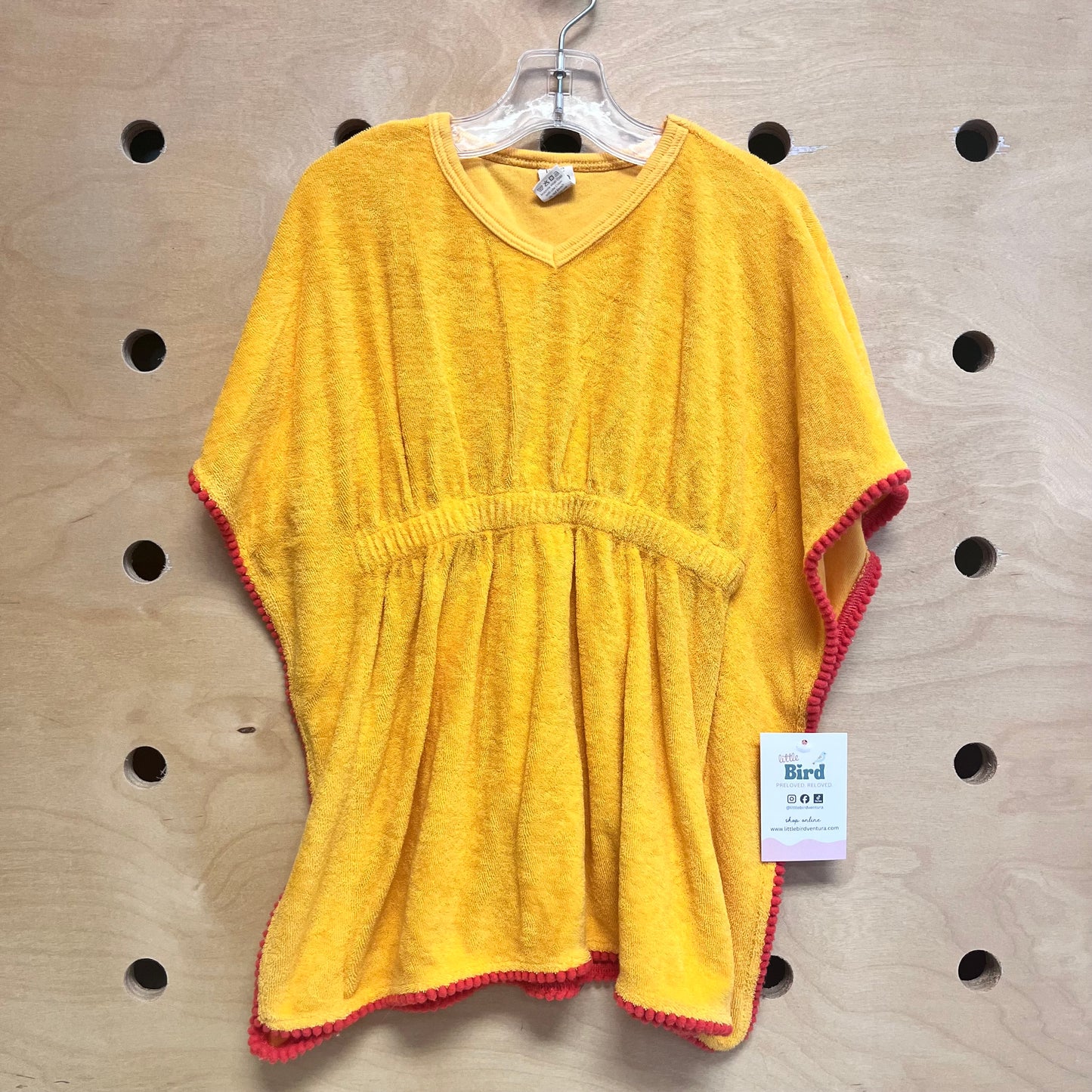 Organic Yellow/Red Pom Swim Cover