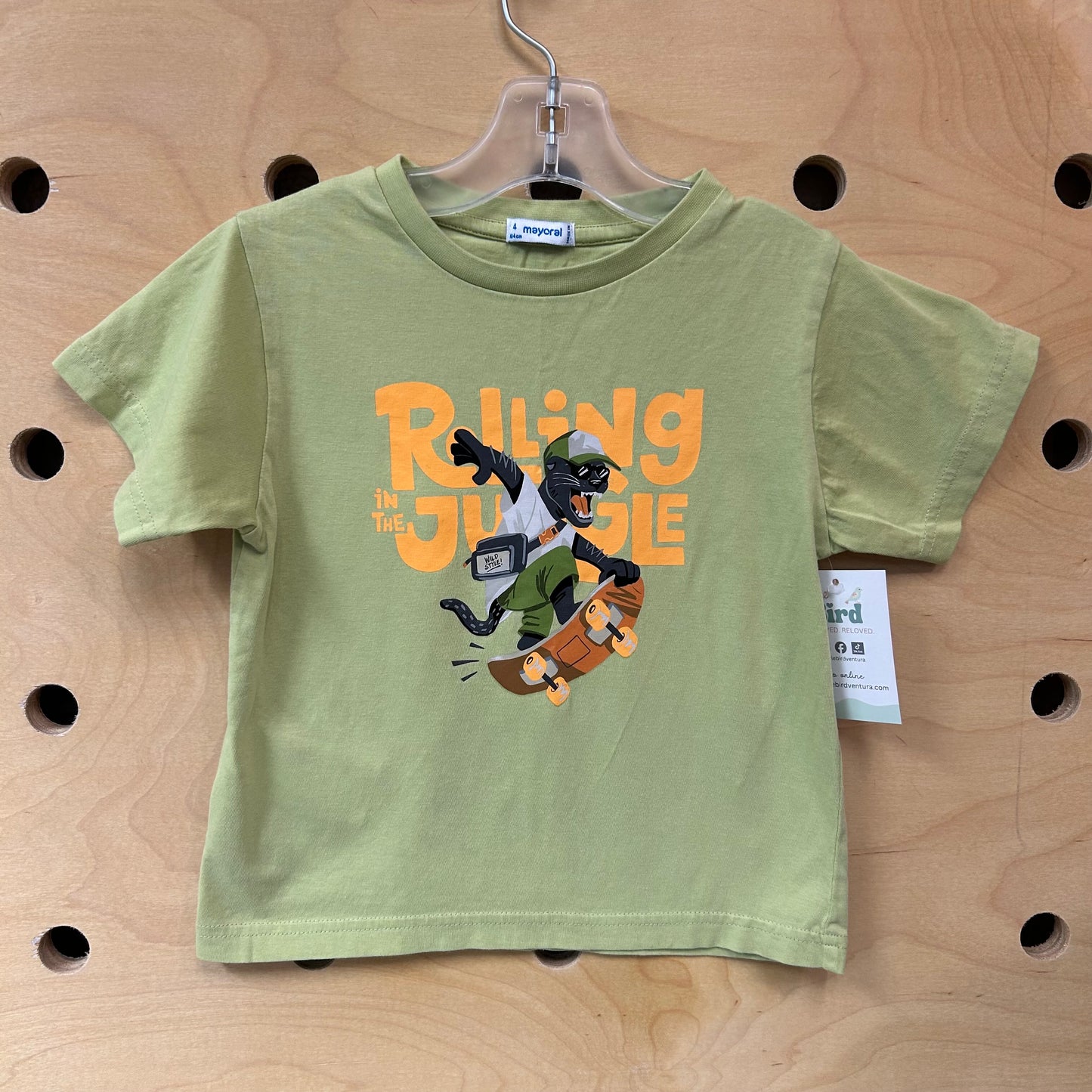 Green Rolling in the Jungle Tee