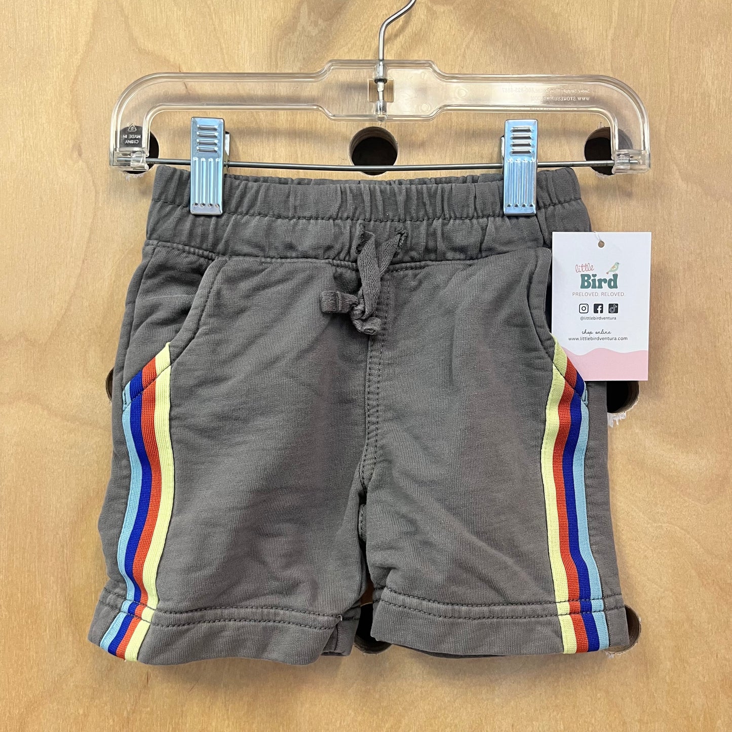 Grey Rainbow Side Shorts