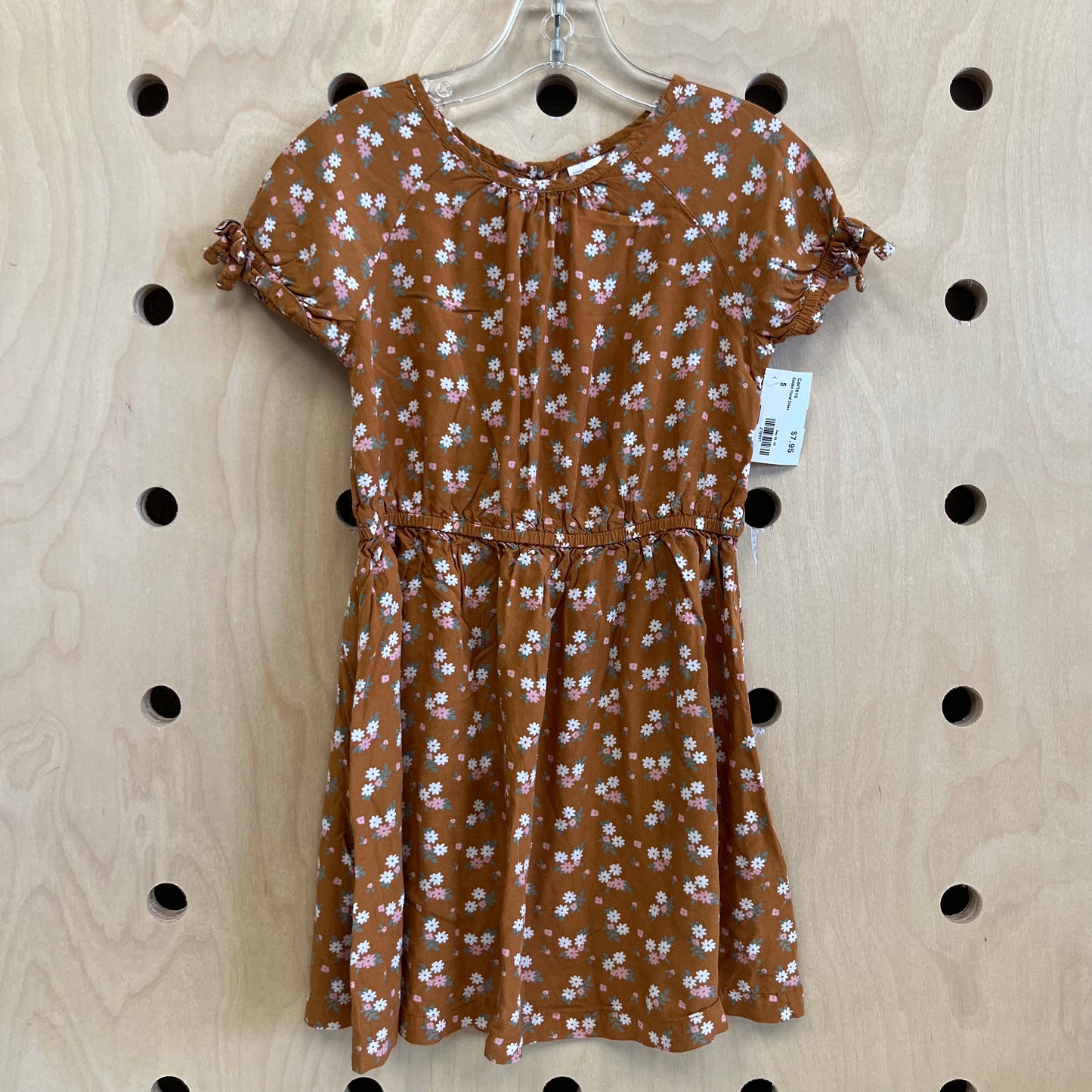 Golden Floral Dress