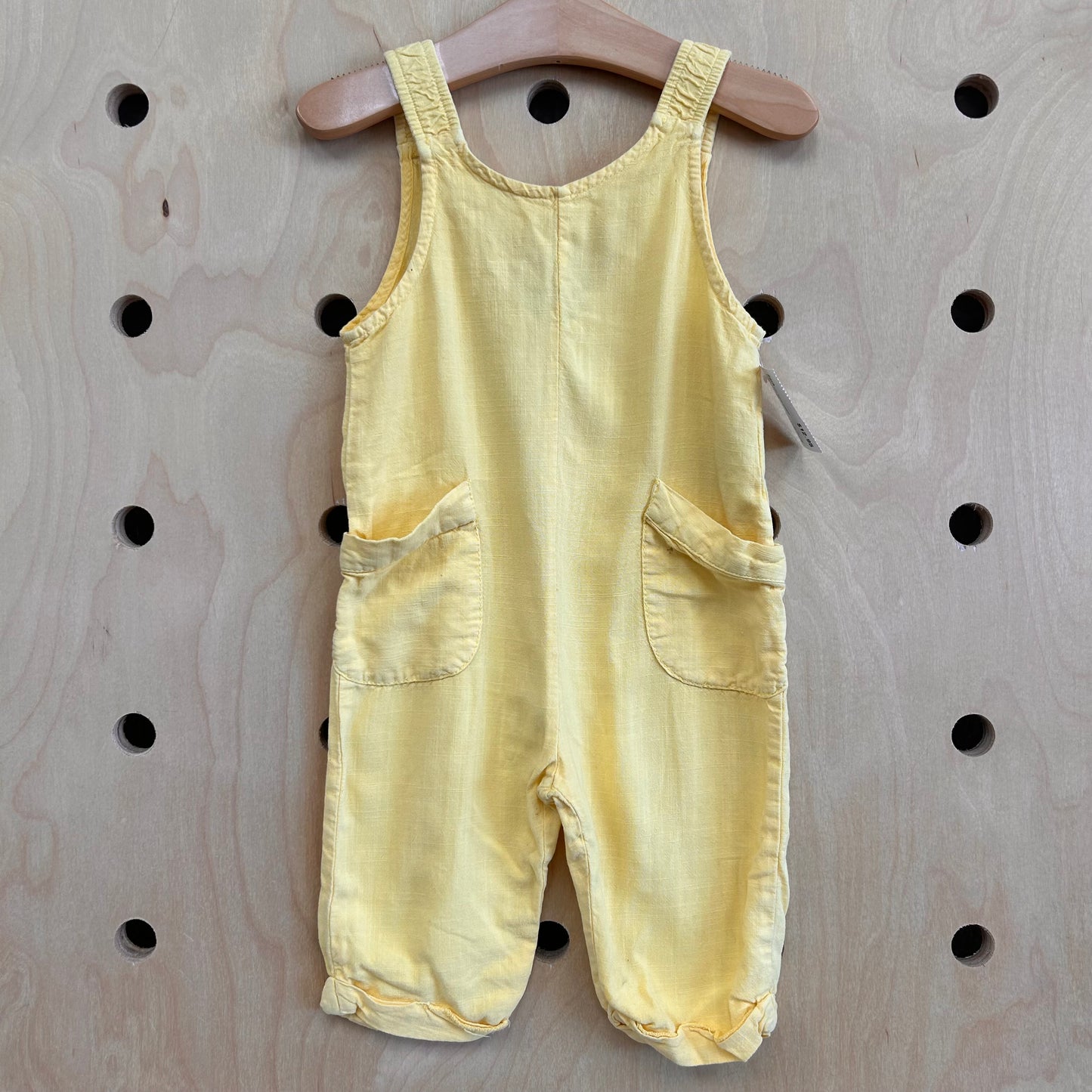 Yellow Linen Blend Jumper