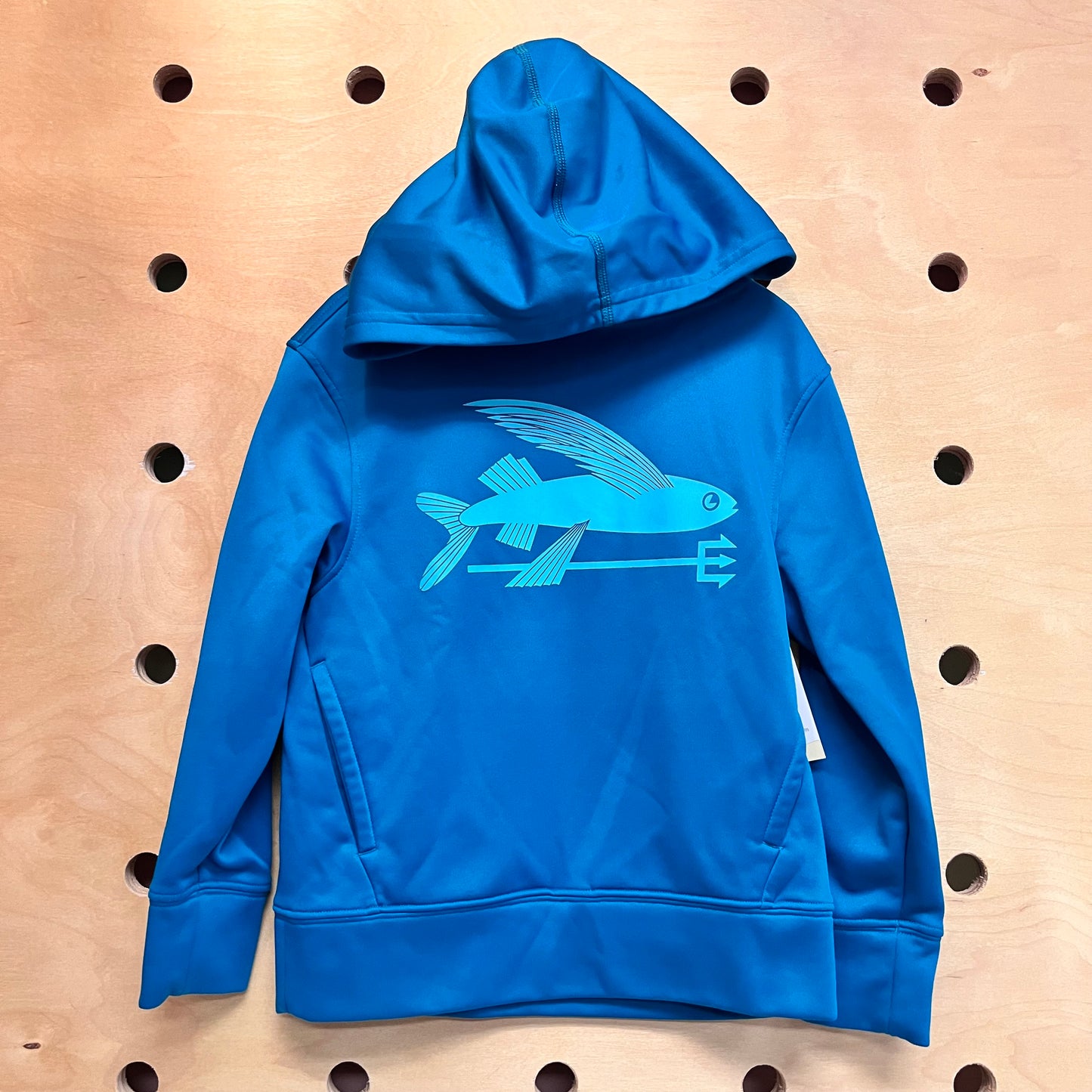 Teal Fish Hoodie