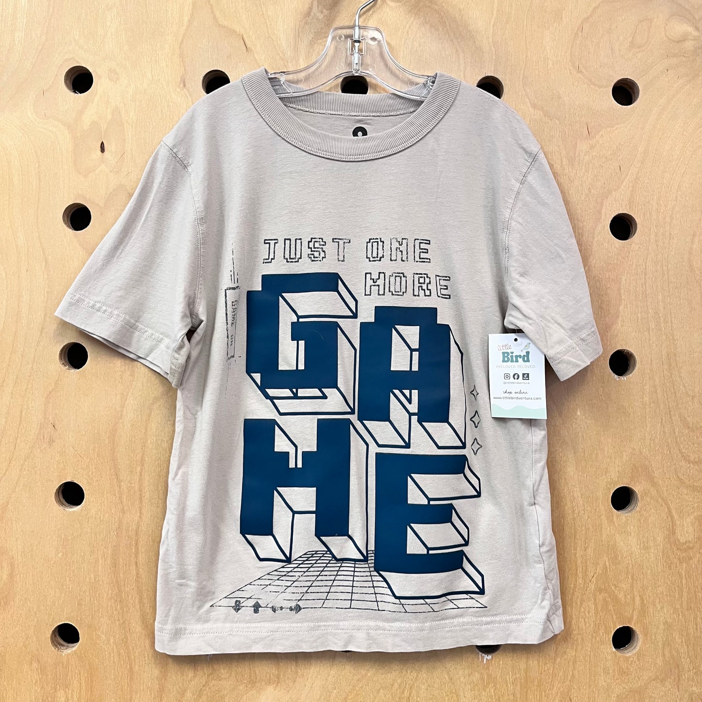 White One More Game Tee