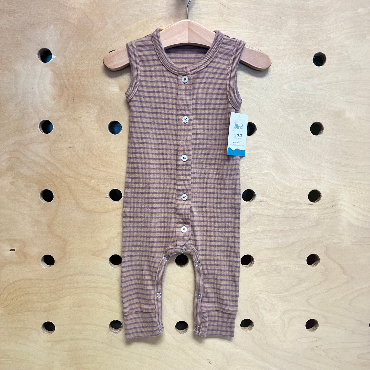 Organic Neutrals Ribbed Romper