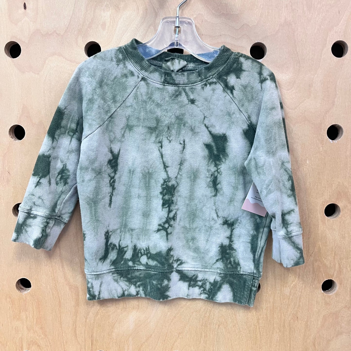 Green Tie Dye Pullover
