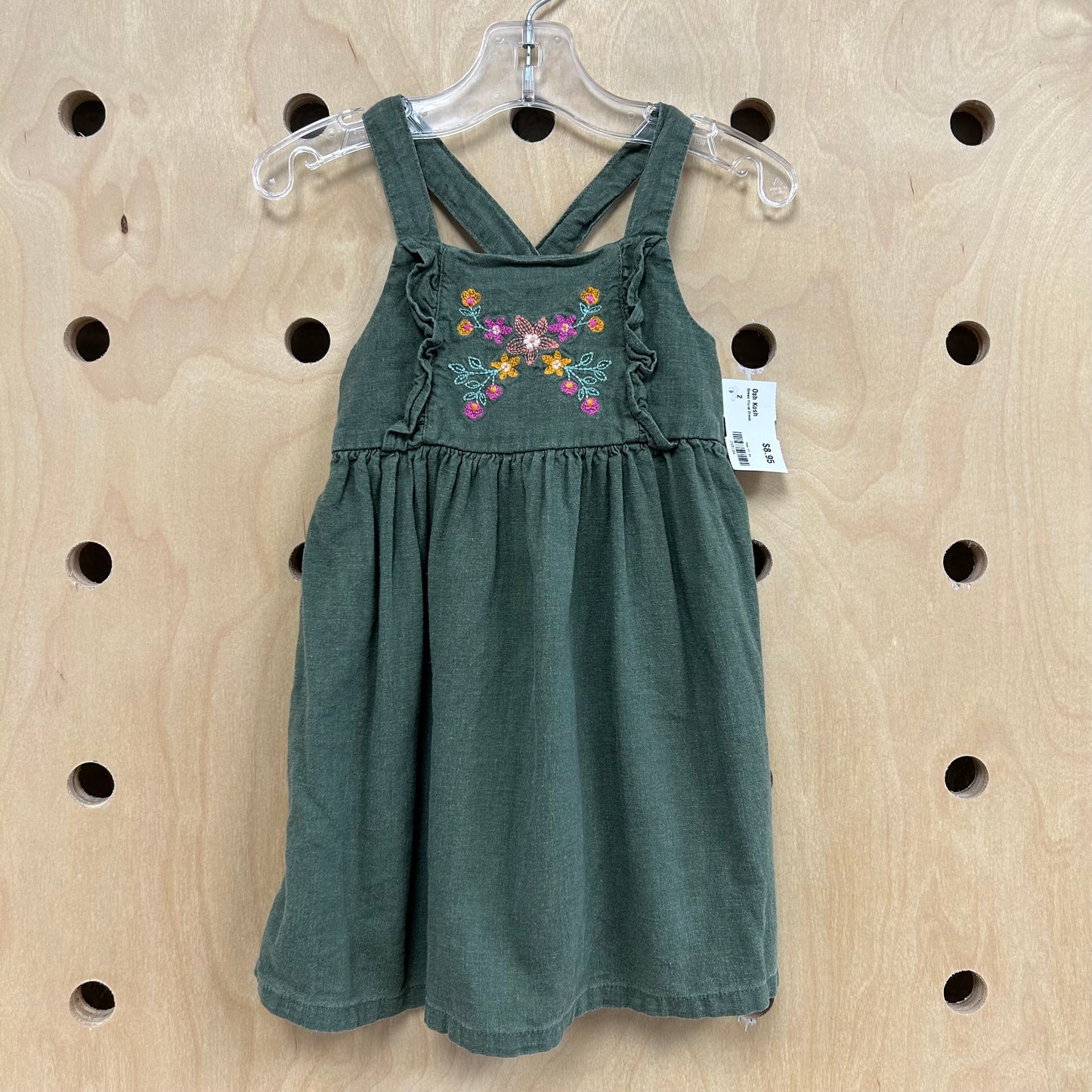 Green Floral Dress