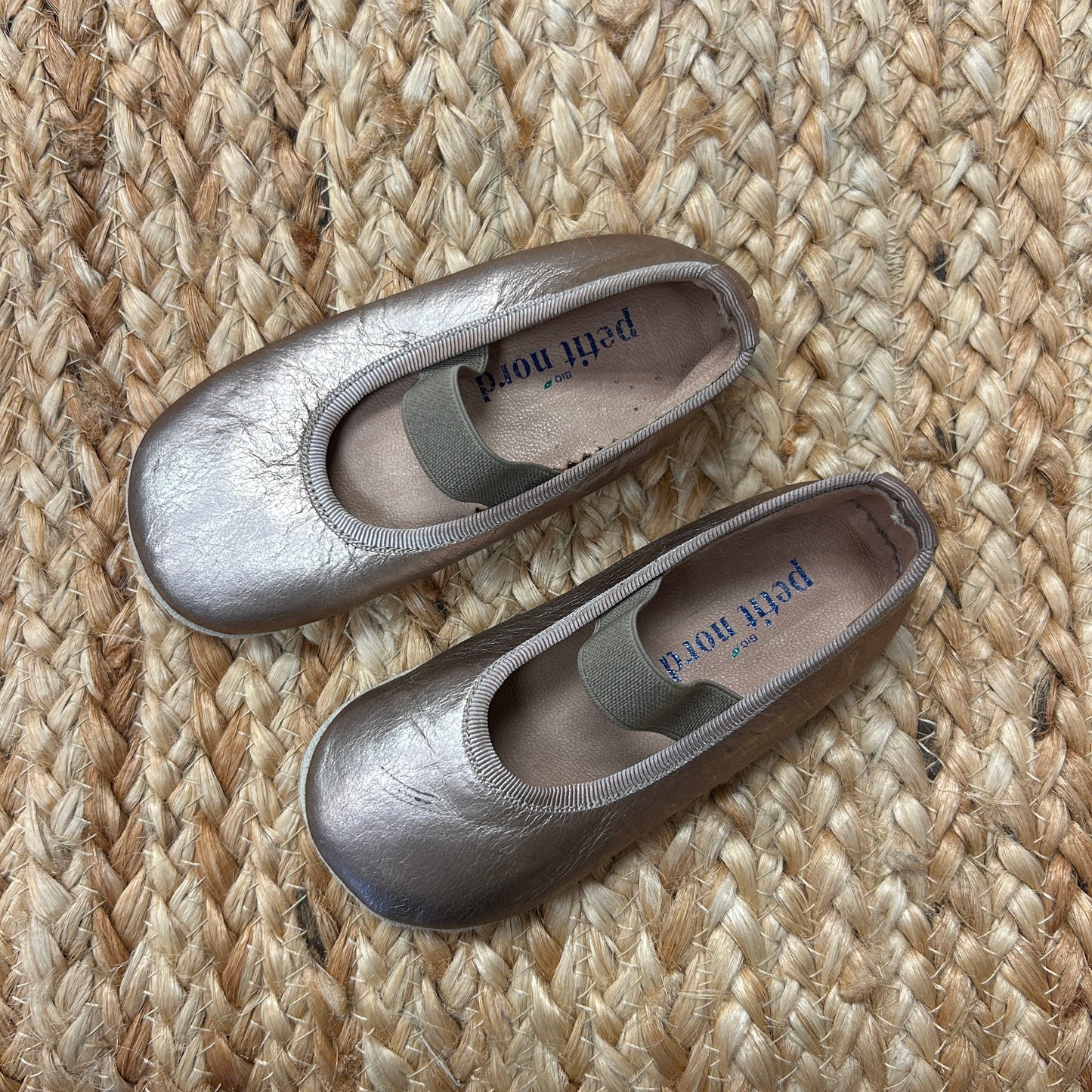Gold Soft Sole Slip-Ons