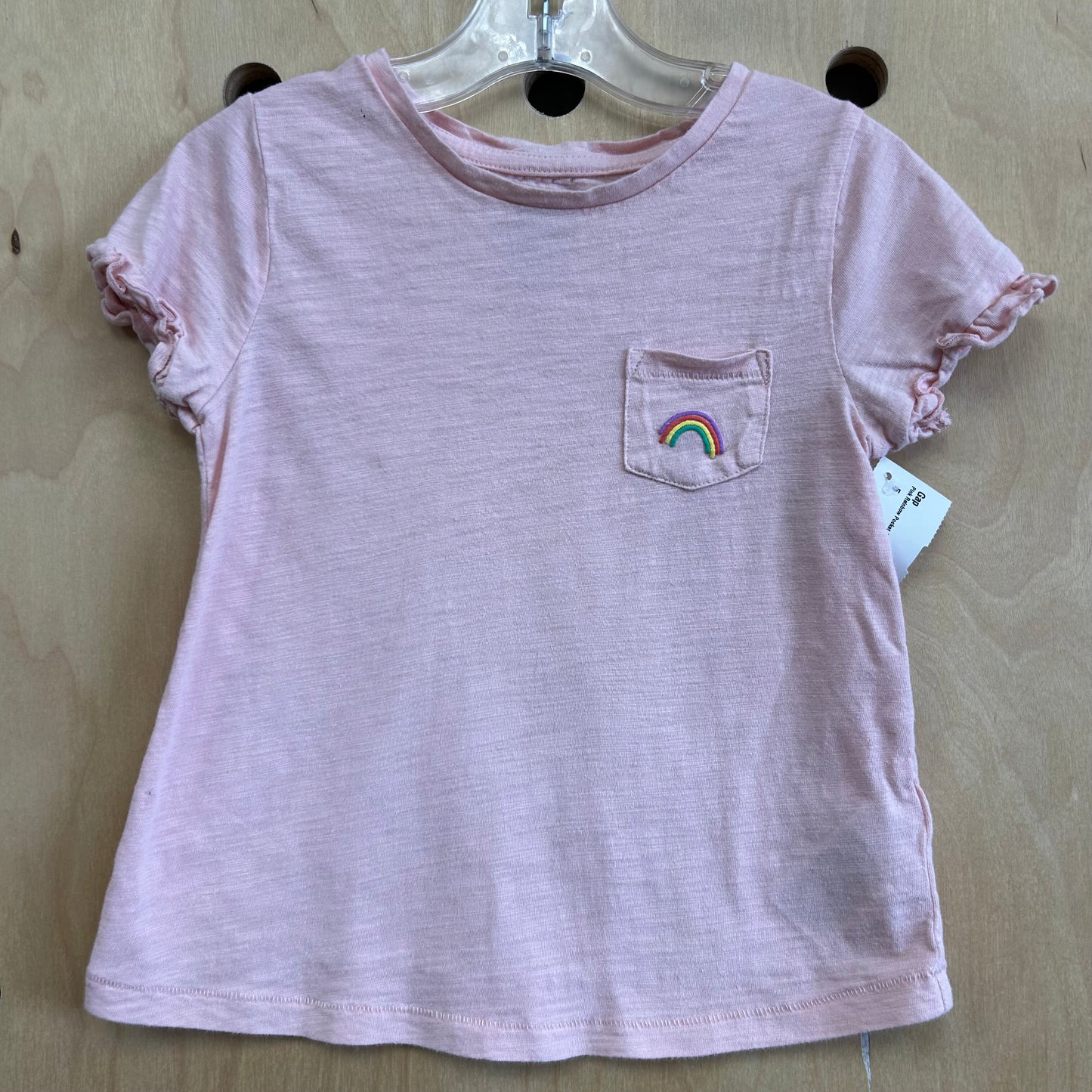 Pink Rainbow Pocket Tee