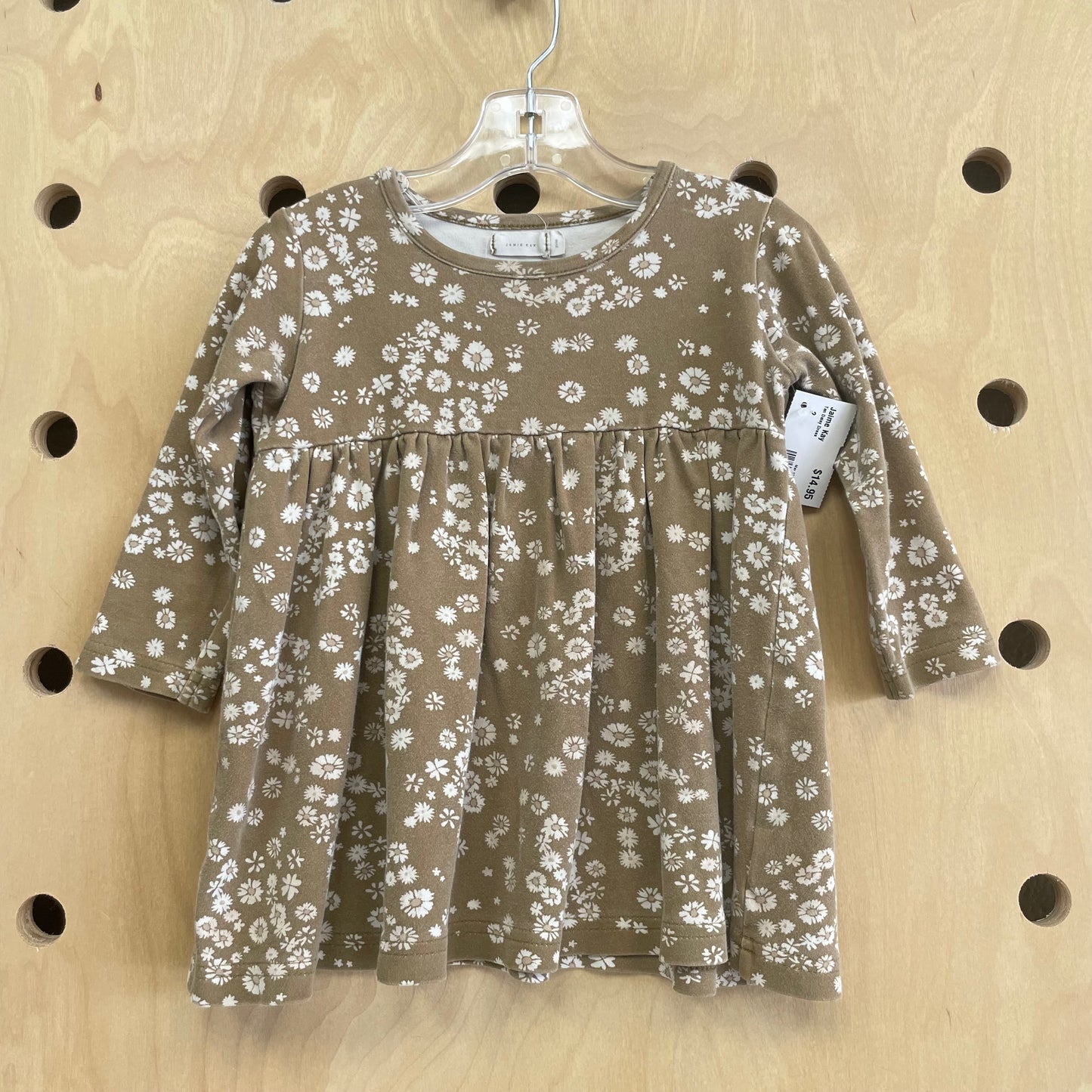Tan Daisy Dress