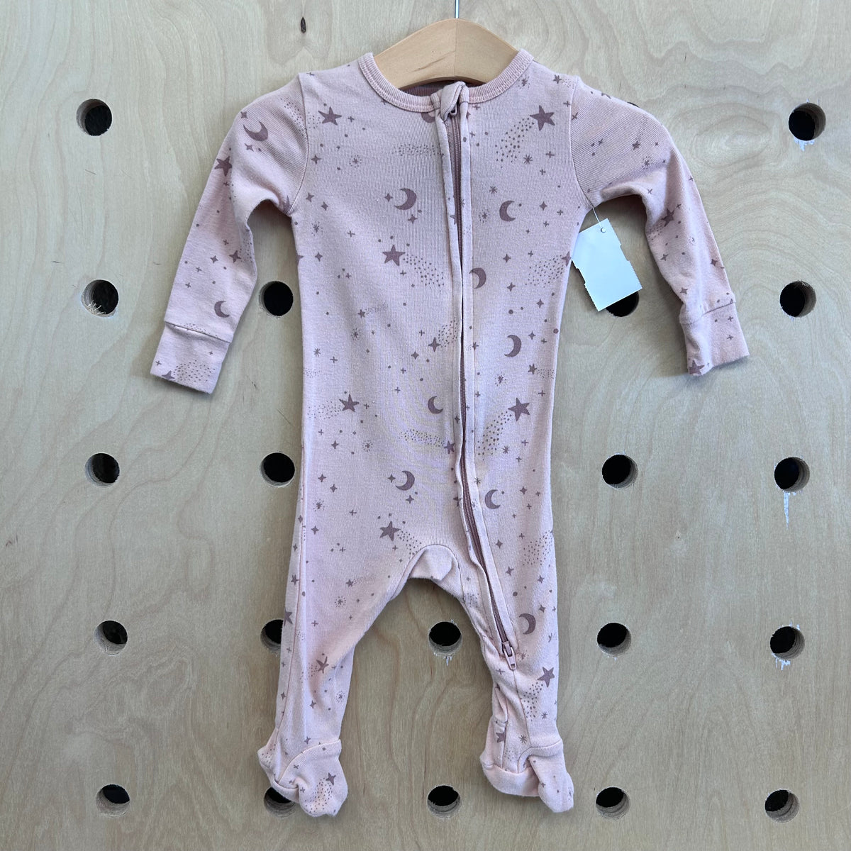 Pink Stars & Moon Zippy