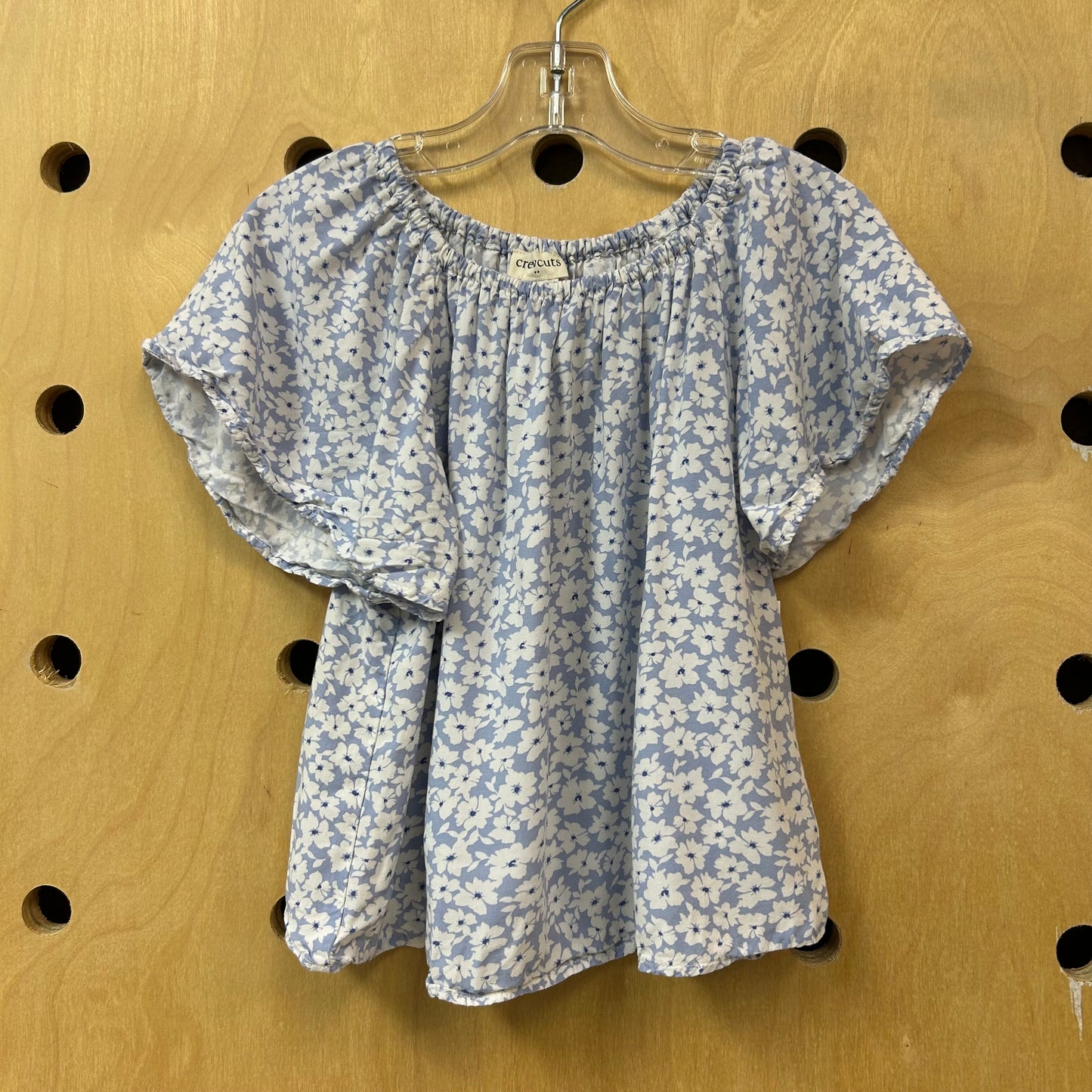 Blue Floral Top