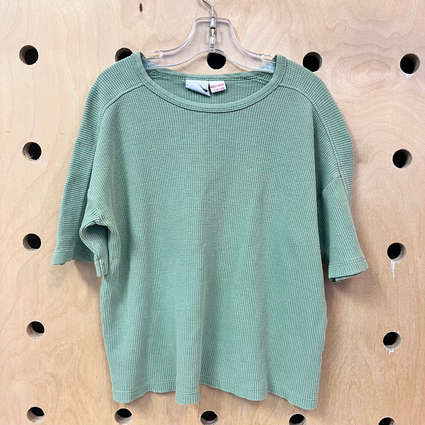 Green Waffle Top