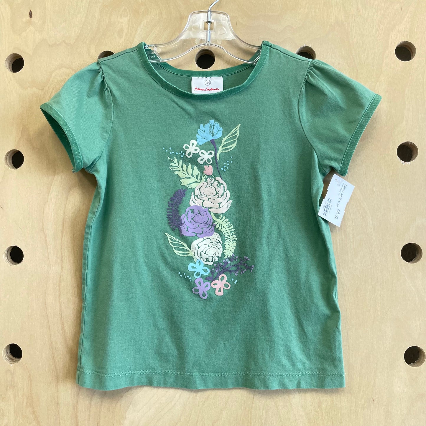Green Floral Tee