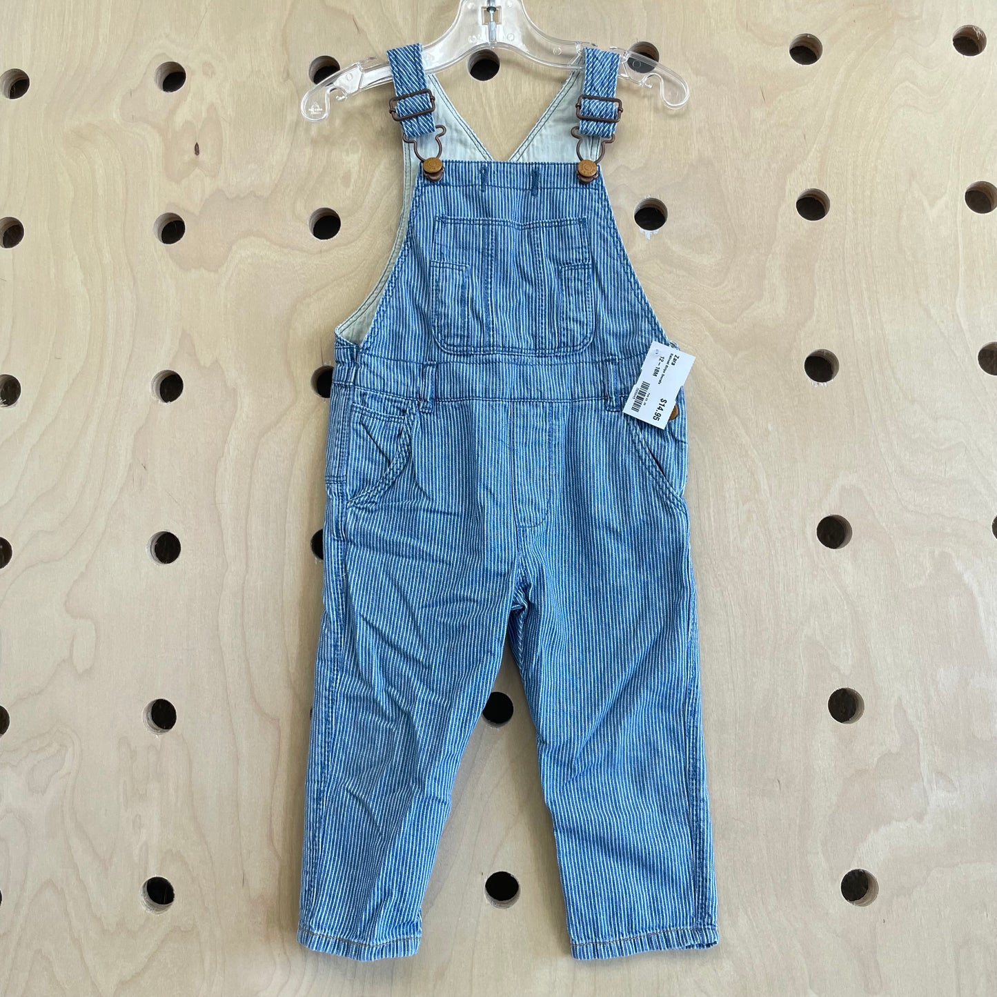 Railroad Stripe Overalls