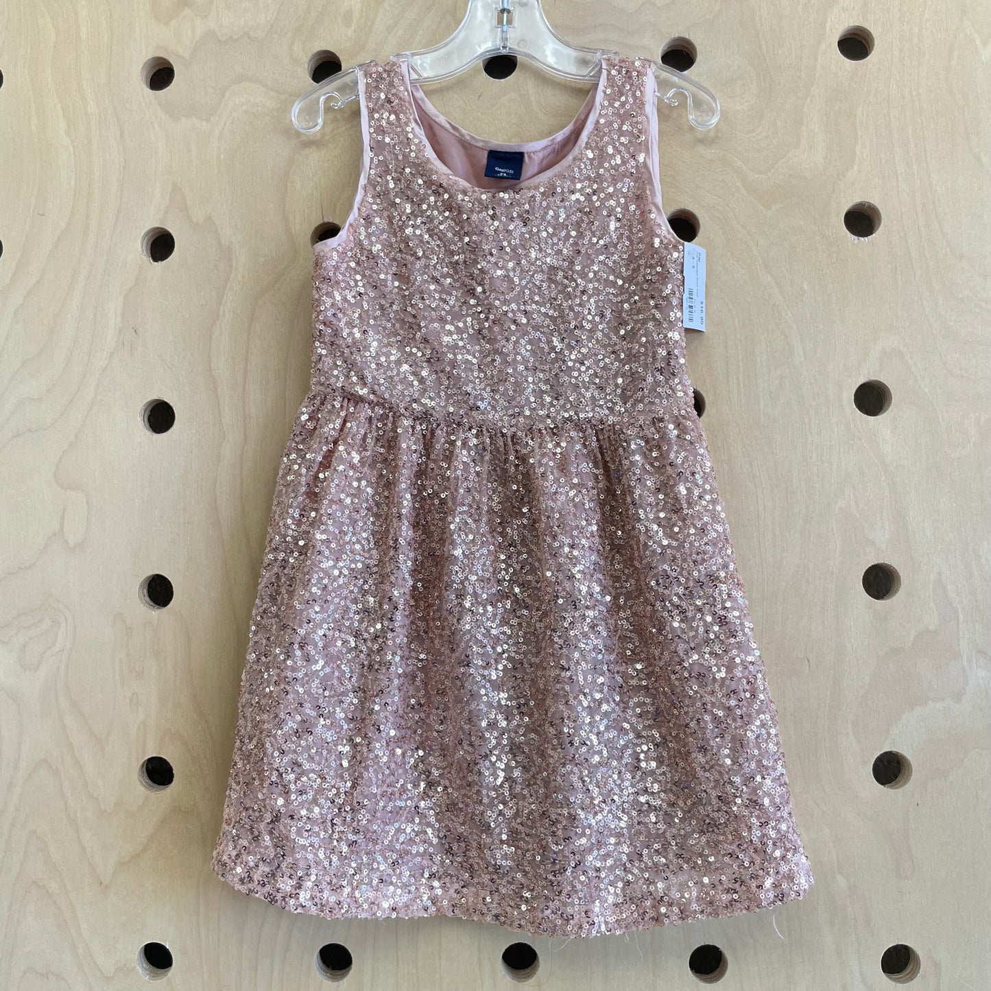 Pink Champagne Sequin Dress
