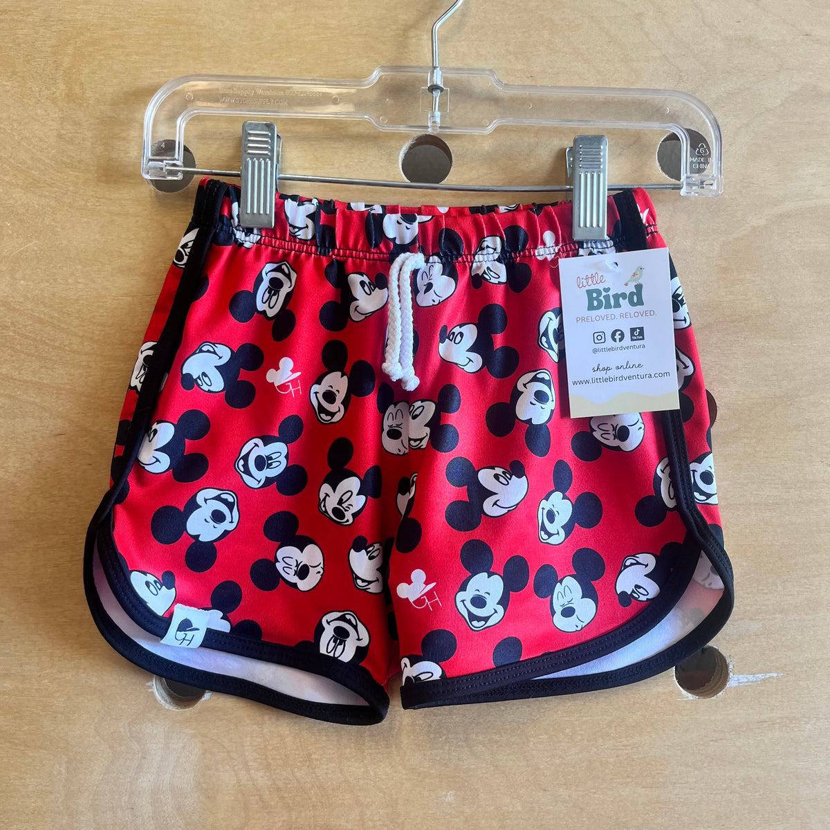 Red/Black Mickey Shorts