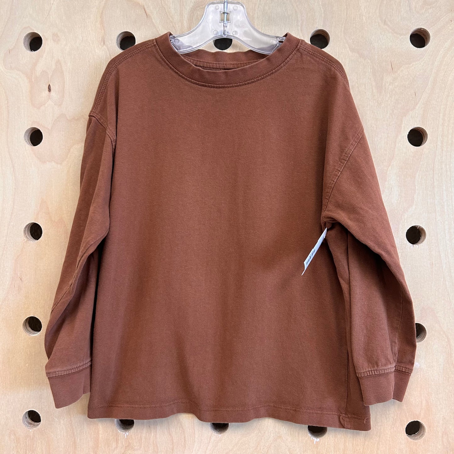 Brown LS Tee