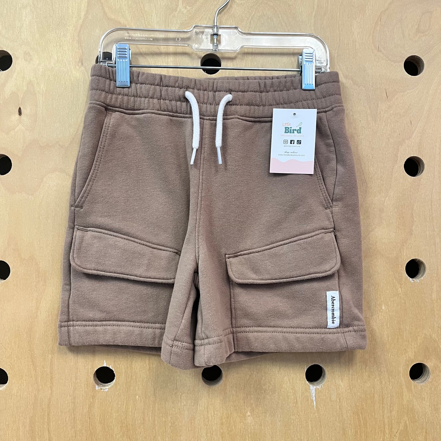 Brown Fleece Shorts