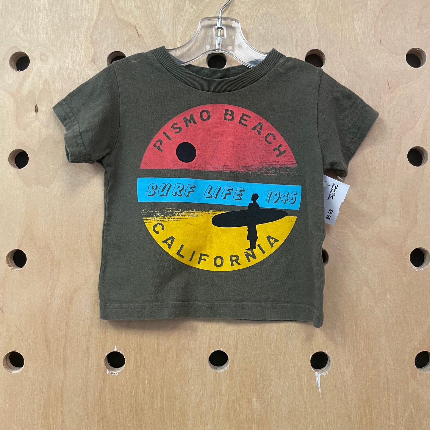 Green Pismo Surf Tee