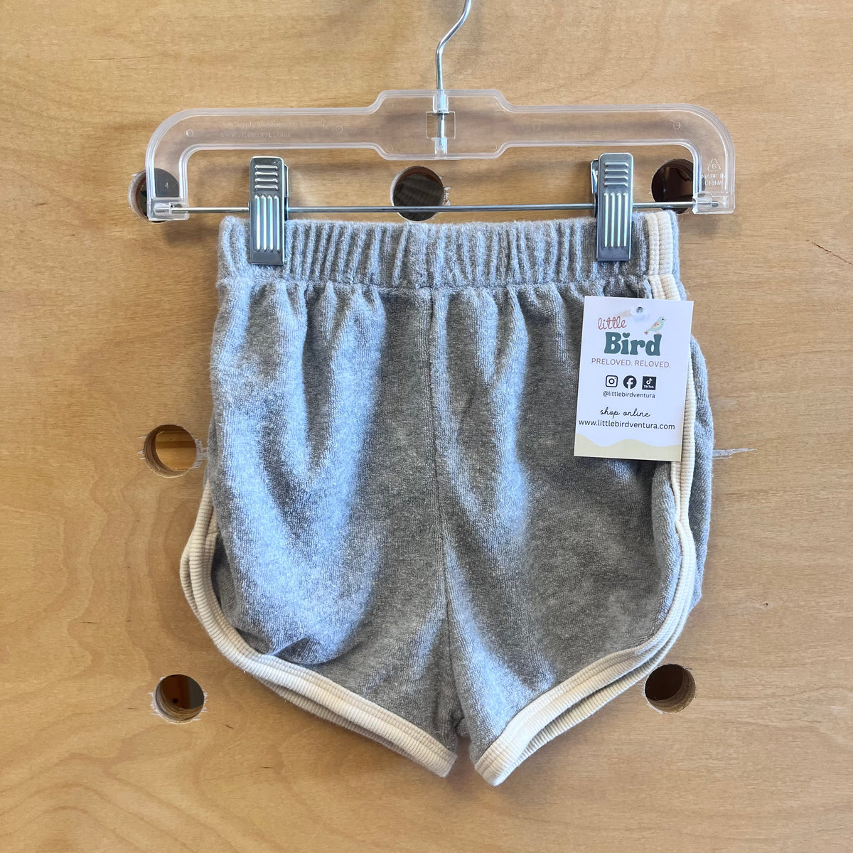 Grey Terry Shorts