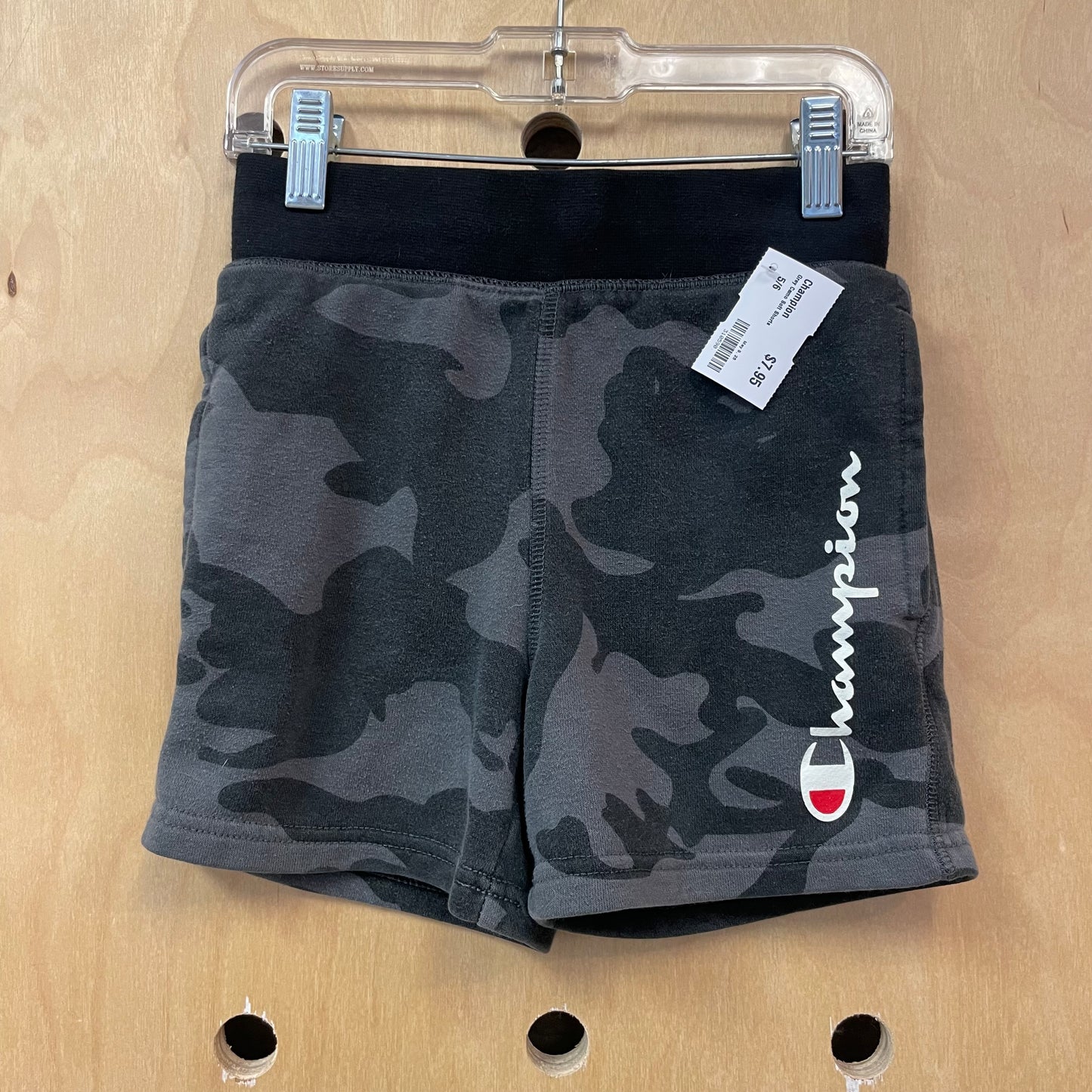 Grey Camo Soft Shorts
