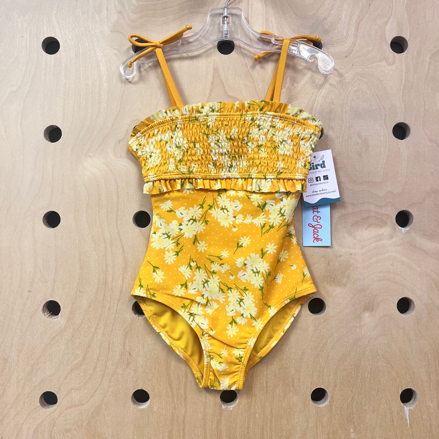 Yellow Floral Swimsuit NEW!