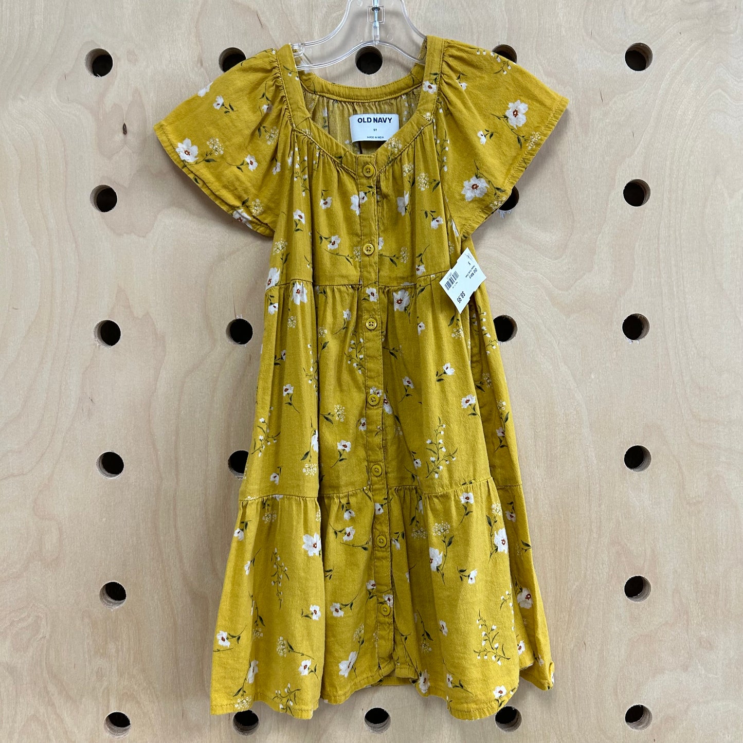 Yellow Floral Dress