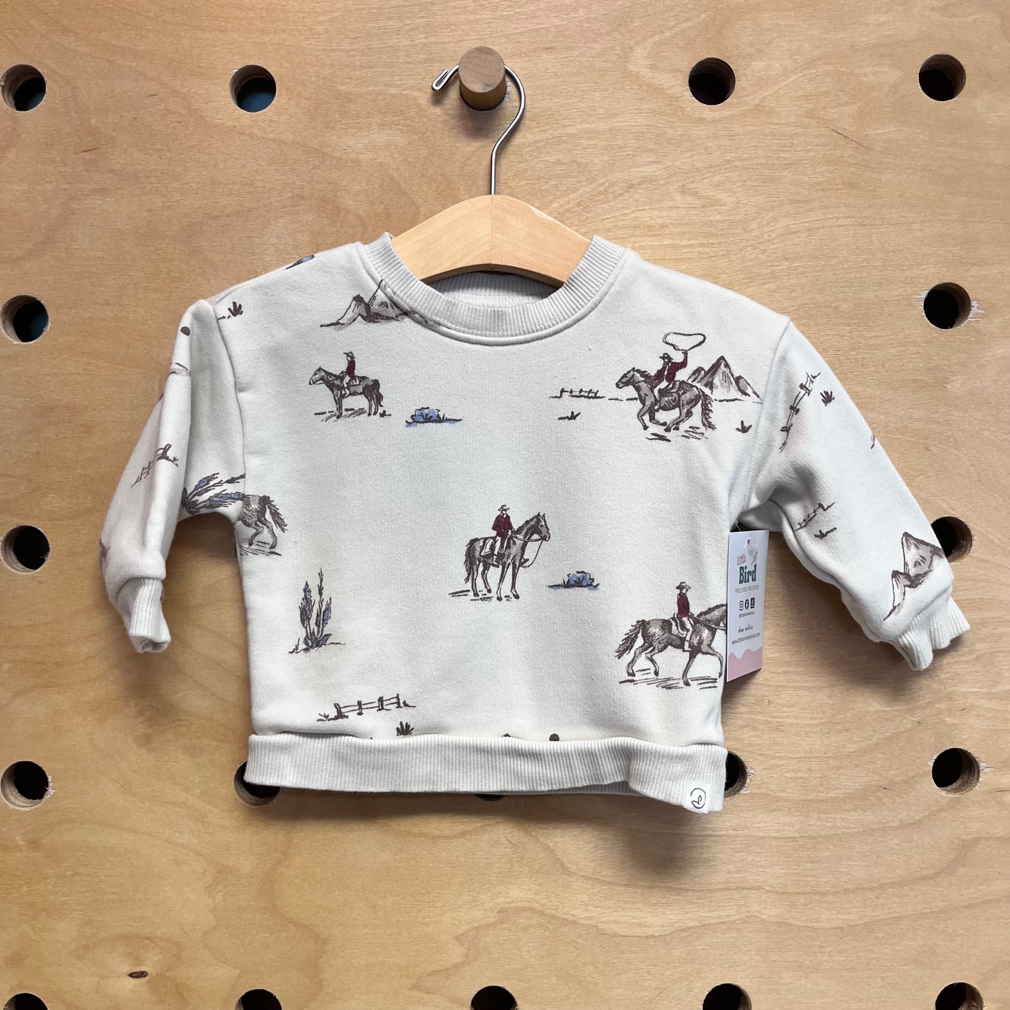 Cream Horseback Riding Pullover