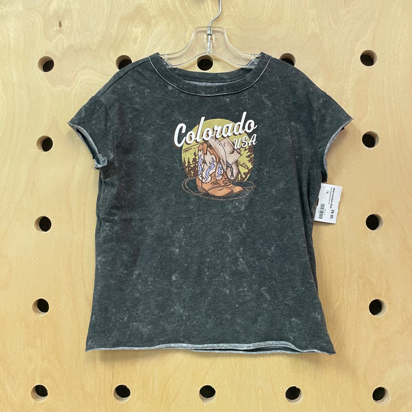Grey Colorado Boots Tee