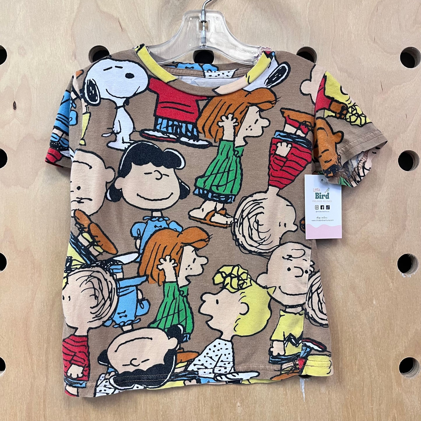 Brown Peanuts Gang Tee
