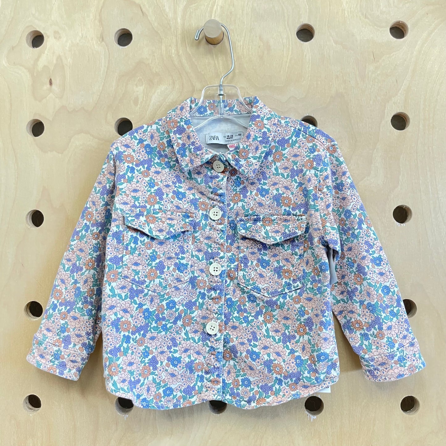 Floral Denim Jacket