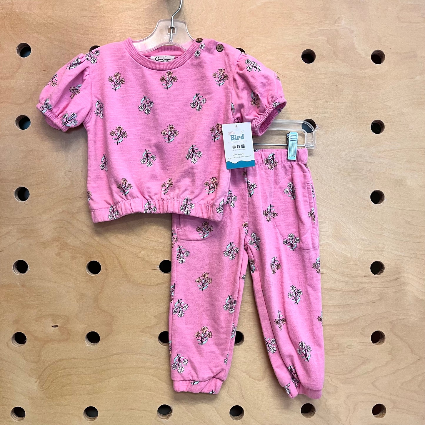 Pink Floral Outfit