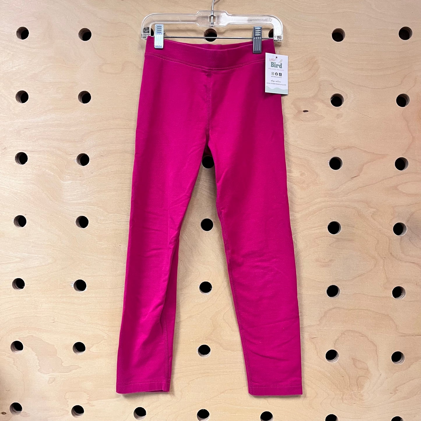 Pink Cotton Leggings