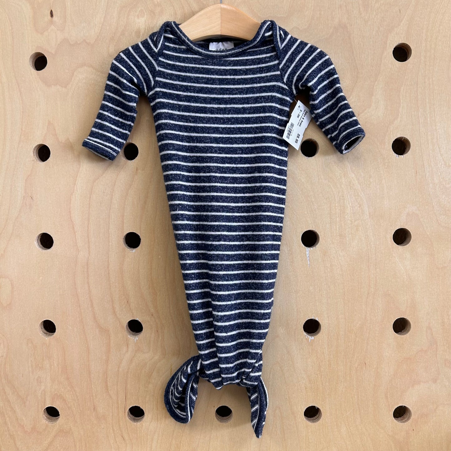 Blue Soft Knotted Gown