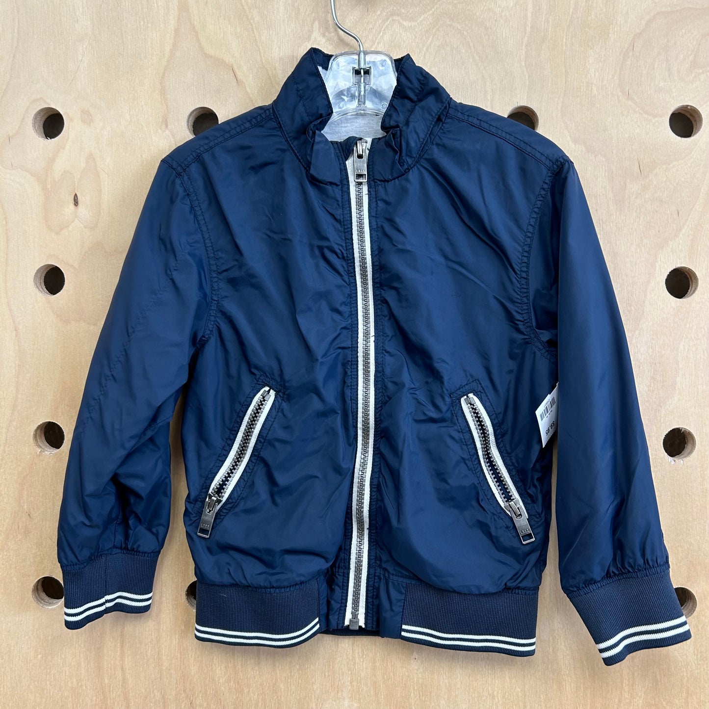 Navy Lined Windbreaker
