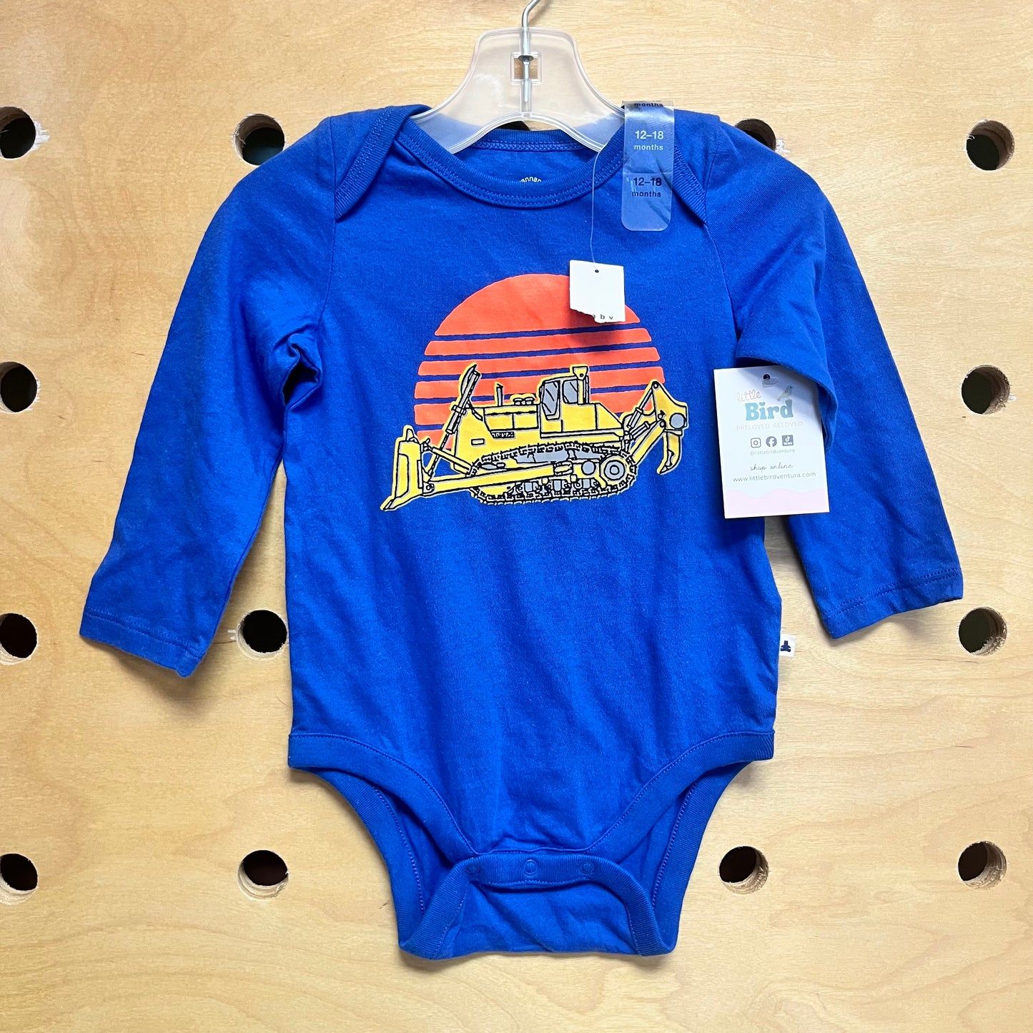 Navy Tractor Sunset Bodysuit NEW!