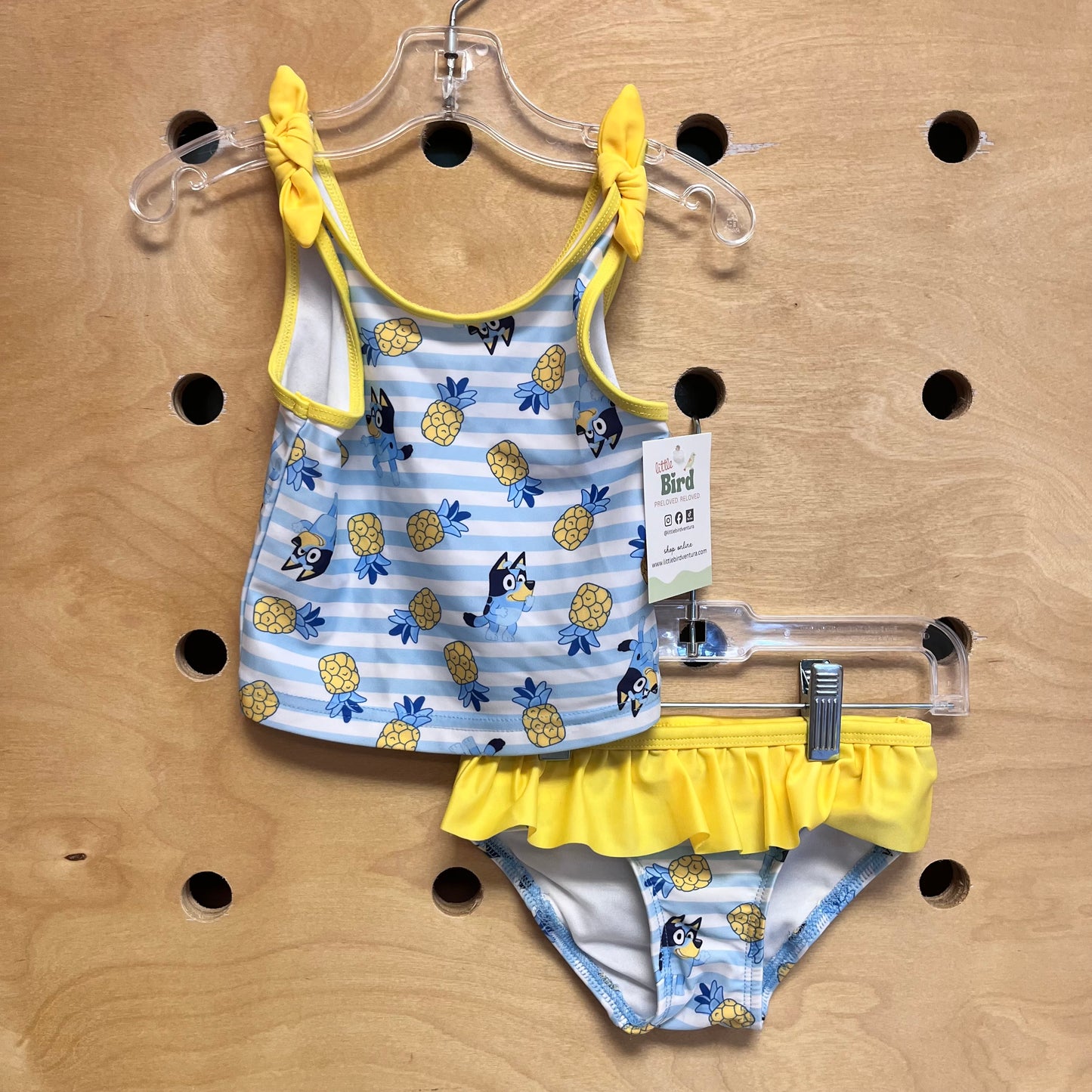 Blue/Yellow Bluey Pineapples Swimsuit