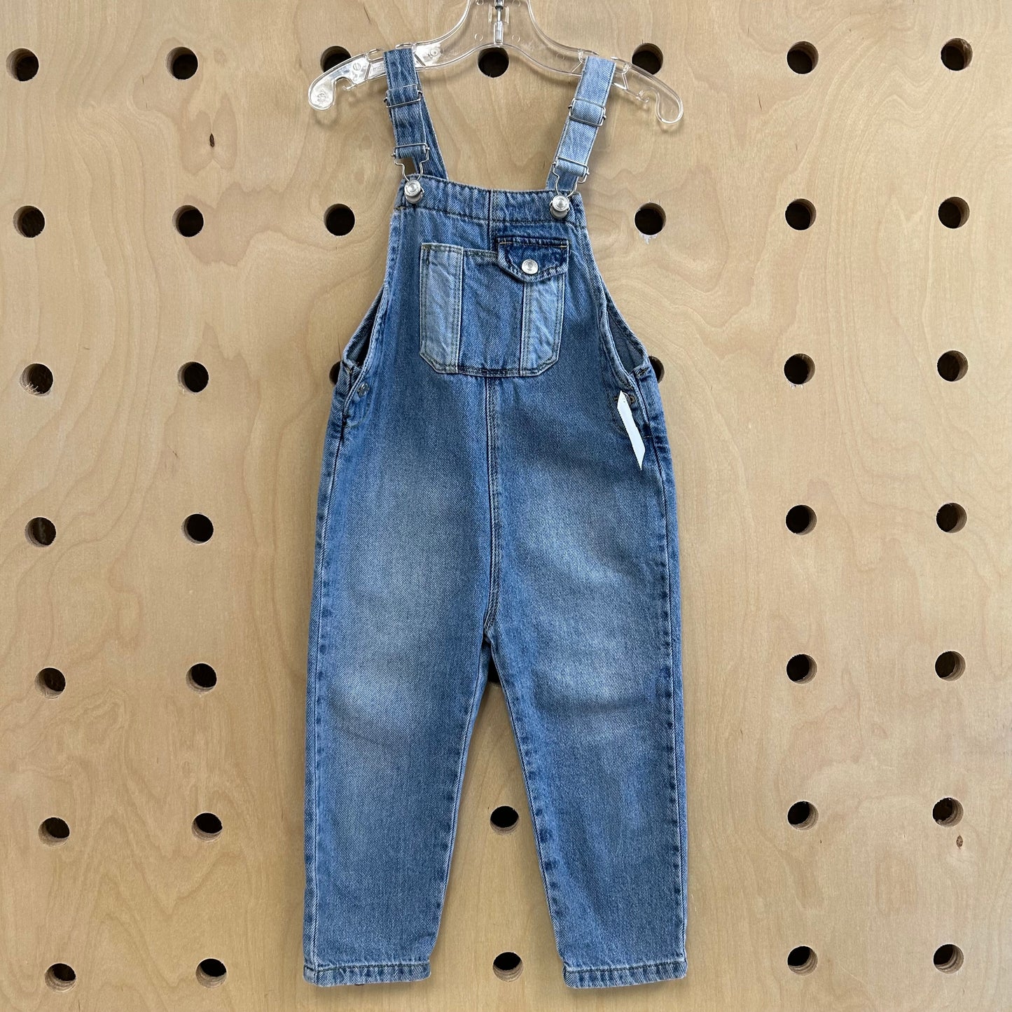 Light Wash Denim Overalls