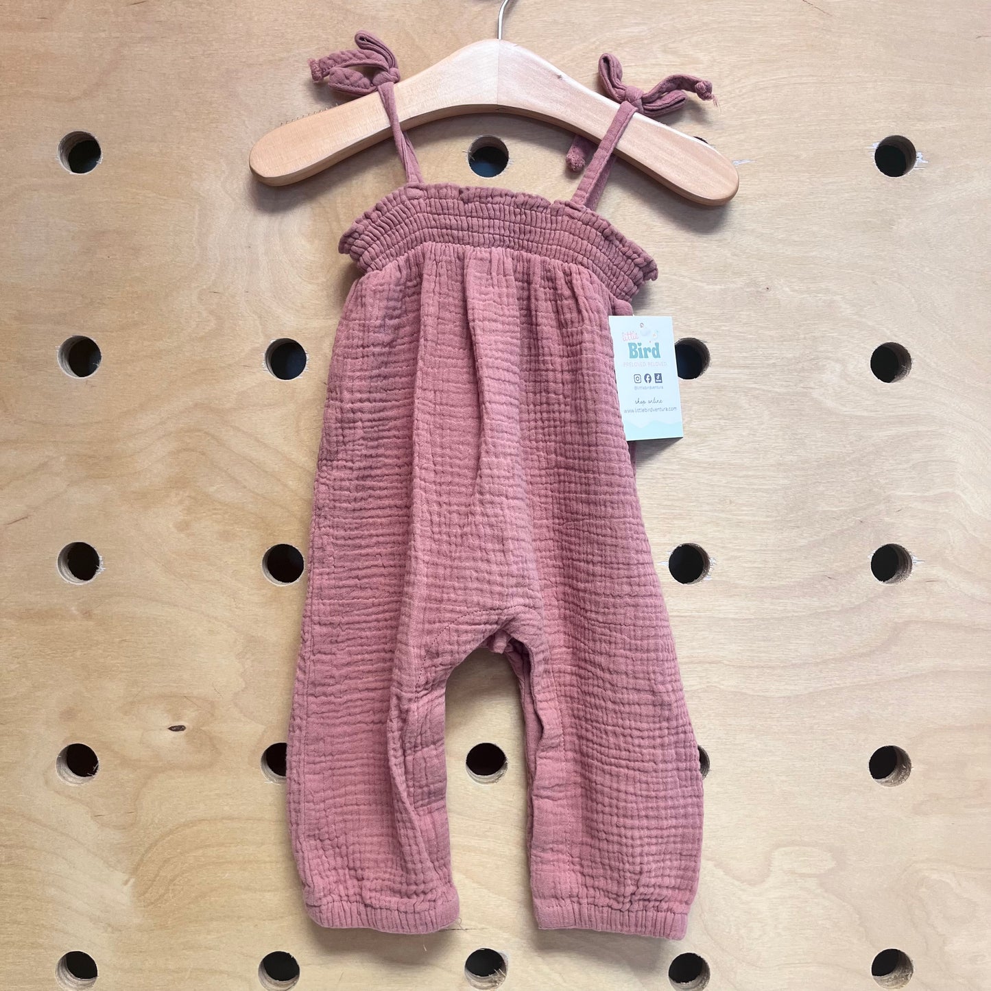 Muave Gauze Romper