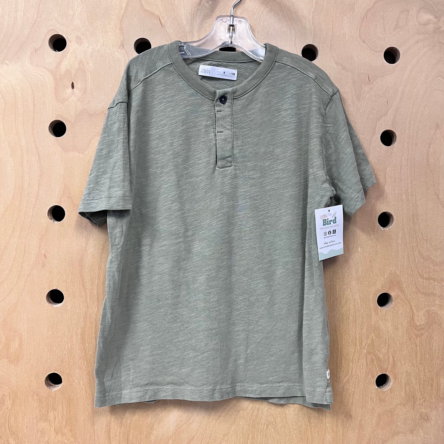 Green Button Tee