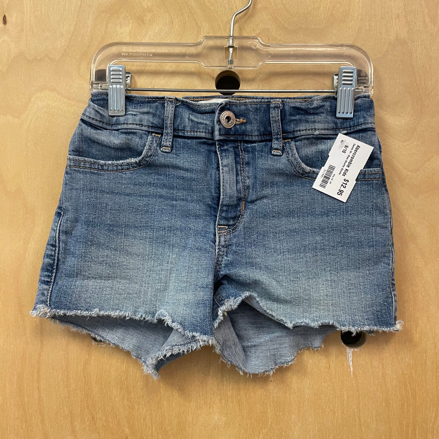 Denim Hi-Rise Shortie Shorts