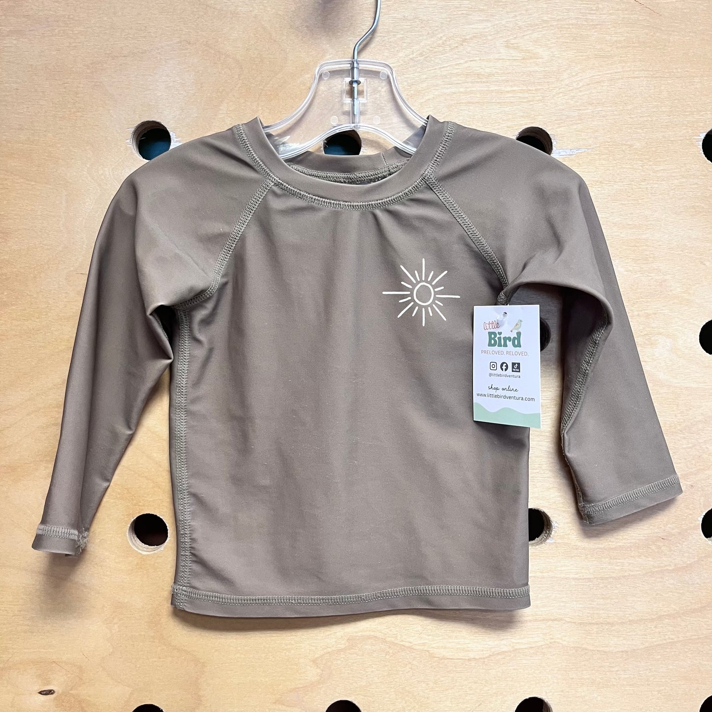 Olive Sun Swim Tee